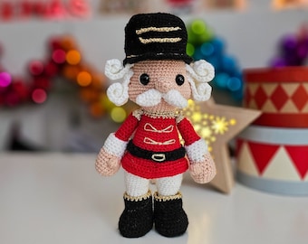 Amigurumi Nutcracker | Crochet Nutcracker | Crackerjak the Nutcracker | Nutcracker Pattern | Crochet Pattern | Amigurumi Pattern |