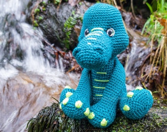 Amigurumi/Crochet Crocodile: Sugarsnap the Crocodile (PDF Pattern)