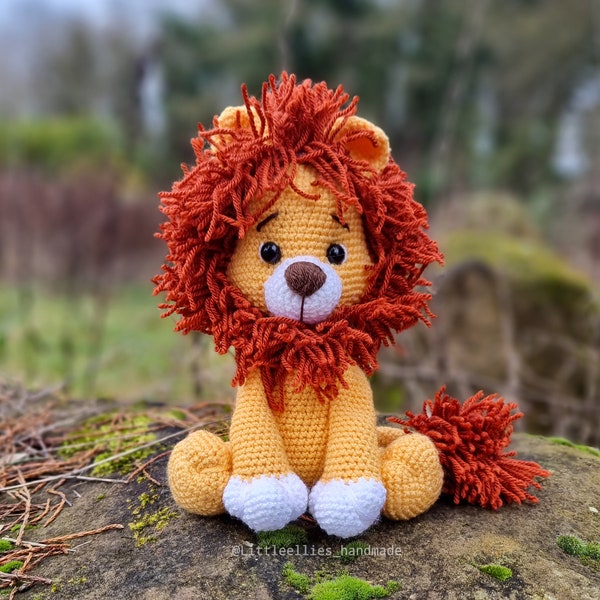 Amigurumi Lion | Ramon the Lion | Crochet Lion | Lion pattern | Lion amigurumi pattern | Ramon | Lion