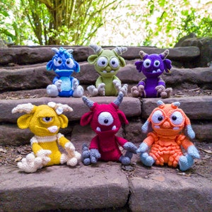 Amigurumi Trolls | Crochet Trolls | Tayto and Troll Family | Troll Pattern | Troll Amigurumi Pattern | Troll Family | Troll Bundle | Trolls