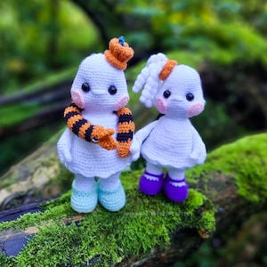 Amigurumi Ghost | Crochet Ghost | Mallow the Ghost | Ghost Pattern | Crochet Pattern | Amigurumi Ghost Pattern | Crochet Ghost Pattern