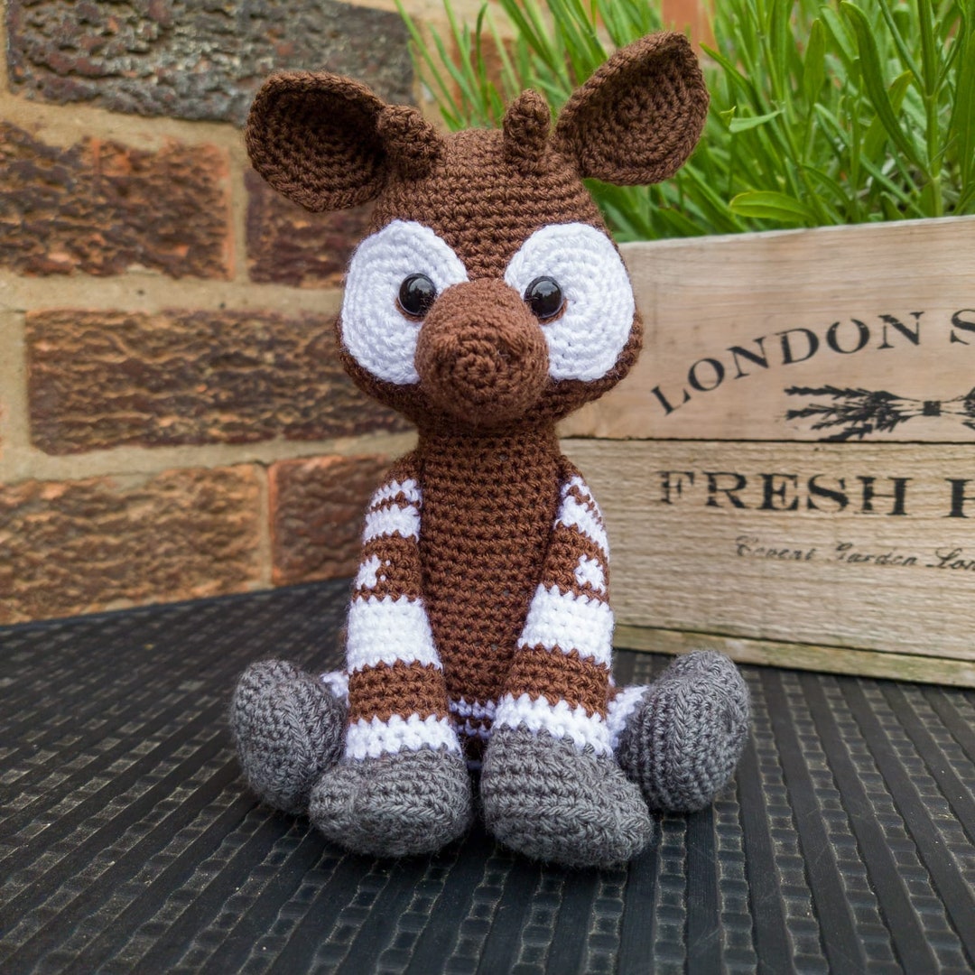Amigurumi/crochet Okapi: Pepsi the Okapi (pdf Pattern) - Etsy