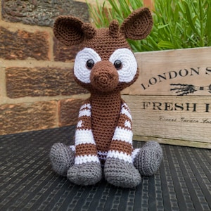 Amigurumi Okapi | Crochet Okapi | Pepsi the Okapi | Okapi Pattern | Okapi Amigurumi Pattern | Okapi Crochet Pattern