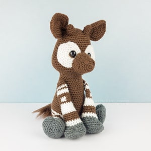 Amigurumi/crochet Okapi: Pepsi the Okapi (pdf Pattern) - Etsy