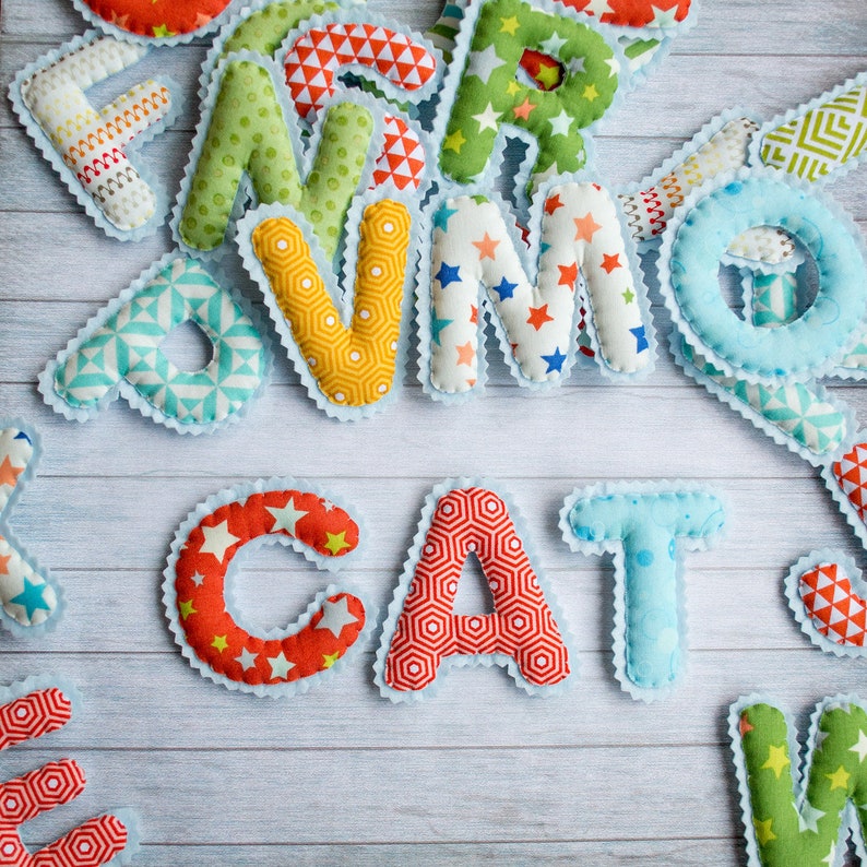 alphabet Felt letter Alphabet letters Refrigerator Etsy