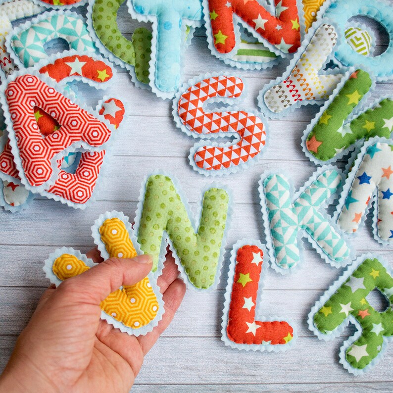 alphabet Felt letter Alphabet letters Refrigerator Etsy