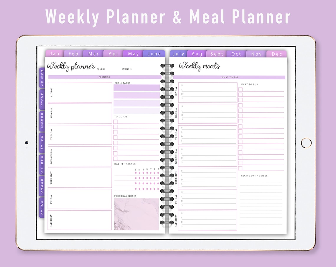 undated digital planner goodnotes undated digital planner goodnotes
