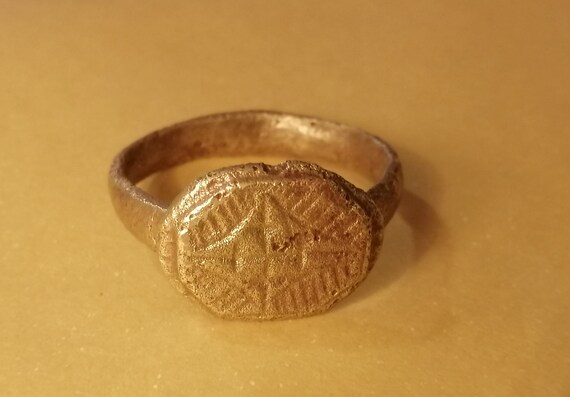 UNIQUE Bulgarian Ring Bronze 1930s Kingdom Bulgar… - image 3