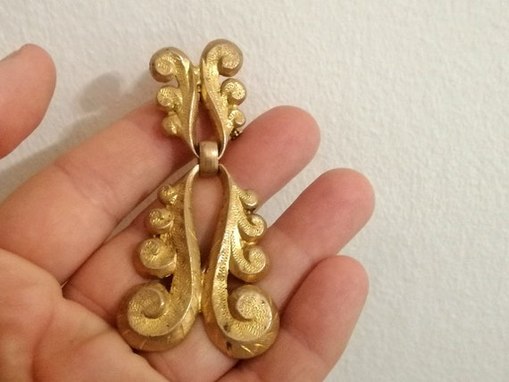 Very Unique Old Brooch Bulgarian Vintage Bronze B… - image 4