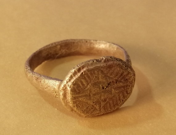 UNIQUE Bulgarian Ring Bronze 1930s Kingdom Bulgar… - image 8