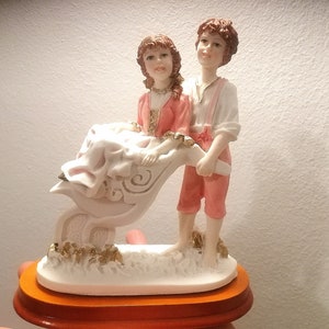 Beautiful Vintage Figure Boy and Girl