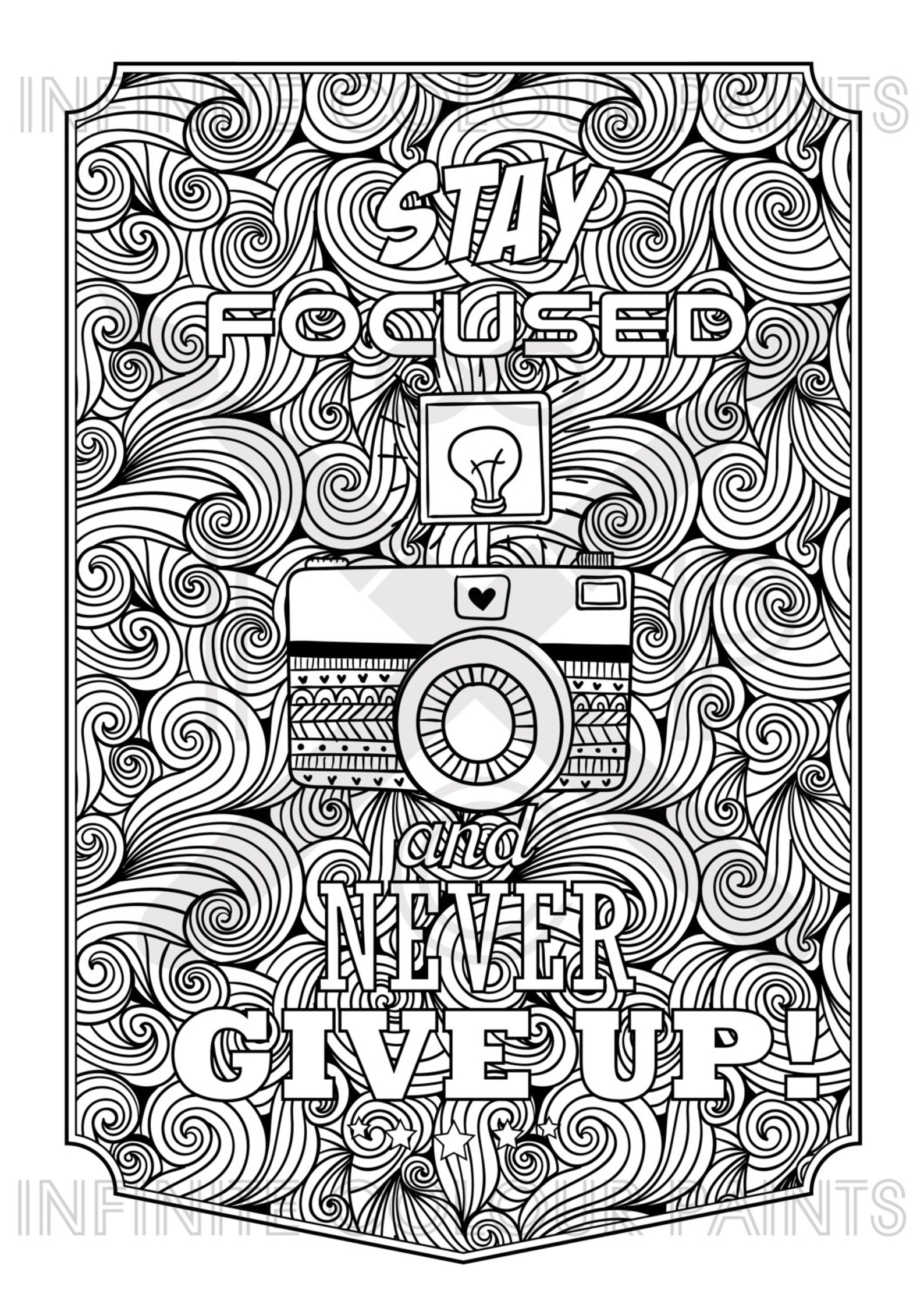 Coloring page Adult coloring Coloring book Printable coloring | Etsy