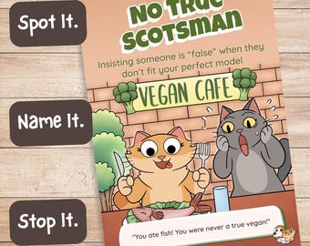 No True Scotsman Poster to Develop Critical Thinking Skills Digital Download
