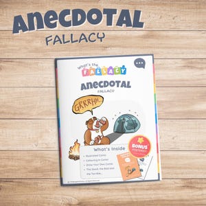 Anecdotal Fallacy Activity Pack: Fun Critical Thinking and Comprehension Worksheets for Kids