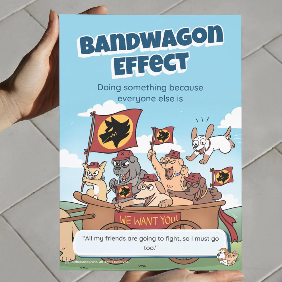 Bandwagon Effect Poster to Develop Critical Thinking Skills Digital ...