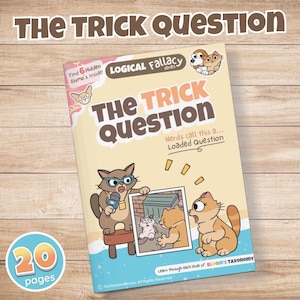 Loaded Question Fallacy Activity Pack: Fun Critical Thinking and Comprehension Booklet for Kids