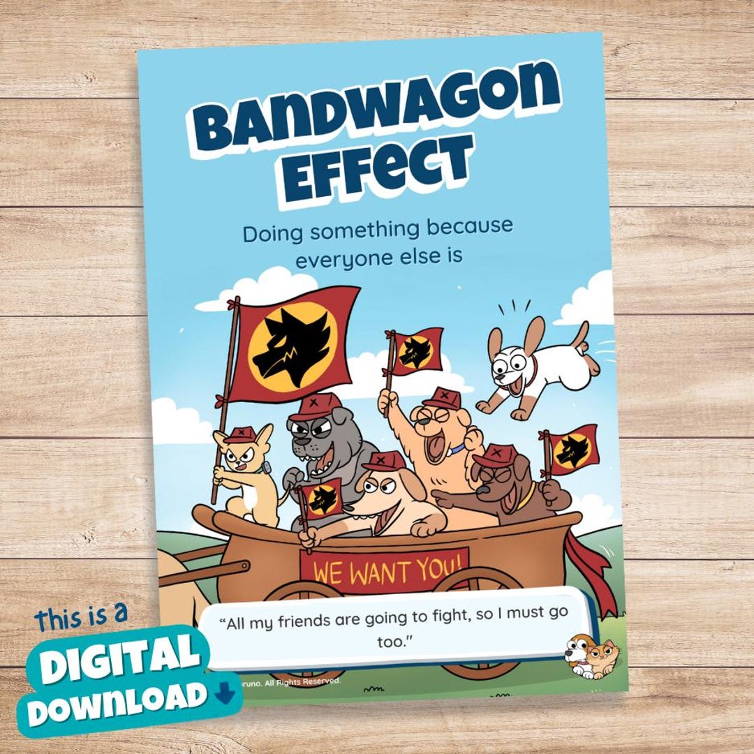 Bandwagon Effect Poster to Develop Critical Thinking Skills Digital ...