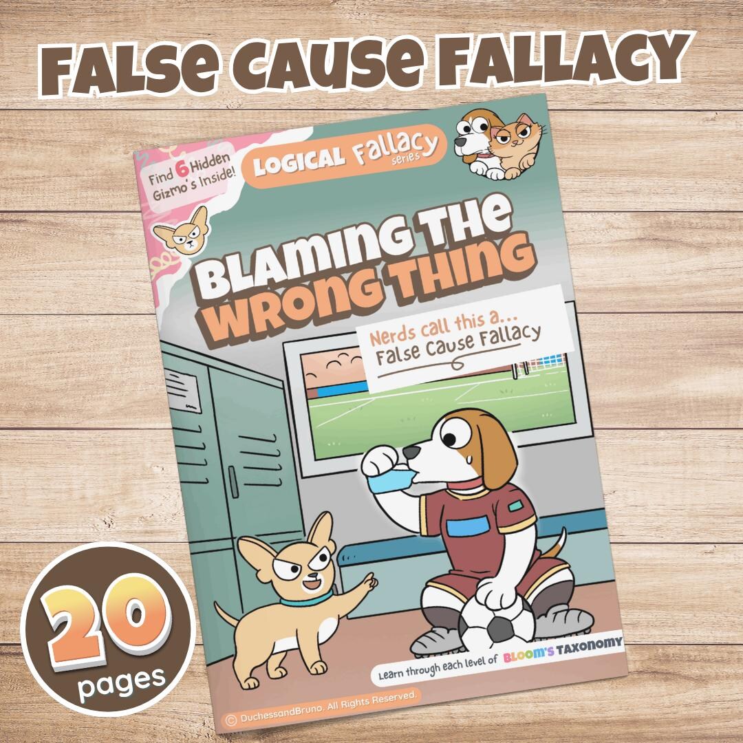 False Cause Fallacy Activity Pack: Critical Thinking Worksheets ...