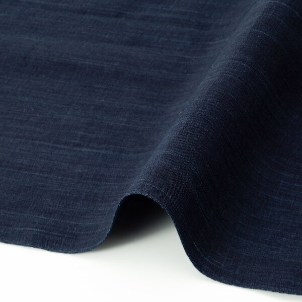 Tissu en coton indigo japonais par mètre, coton Matsusaka épais bleu foncé (indigo pur)