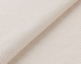 Japanese Ecru Sashiko Fabric by the yard – Heavyweight Cotton for Uniforms, Crafts & Kendo Gear – 90cm Width