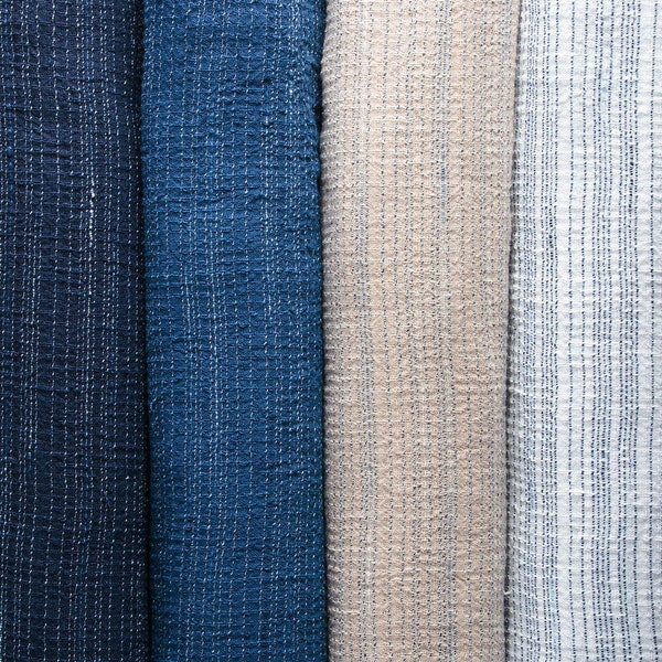 Kasuri fabric By the half yard, Mensya-bunjin, kasuri fabric (crepe)