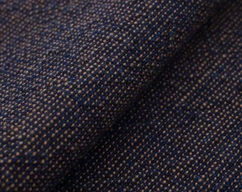 Authentic Japanese Persimmon-Dyed Dungaree Fabric – Shimo-furi Marbling Pattern – 100% Cotton by the Yard