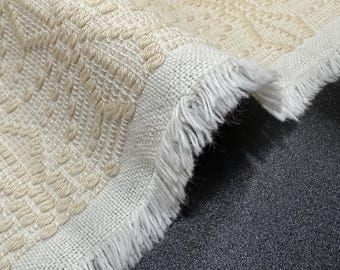 Sashiko fabric with hemp leaf pattern, Thick fabrick, Japan kendo, Japan judo, High quality fabric