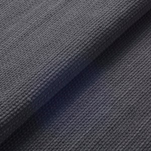 Heavyweight Japanese Sashiko Cotton by the yard – Indigo Charcoal – For Jackets, Bags & Martial Arts Gear
