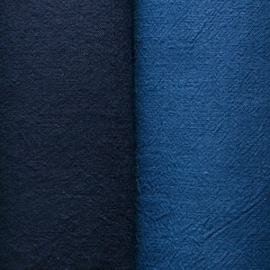 Authentic Japanese Heavyweight Fushi-ori Indigo-Dyed Cotton Fabric – 119cm Width – by the Yard