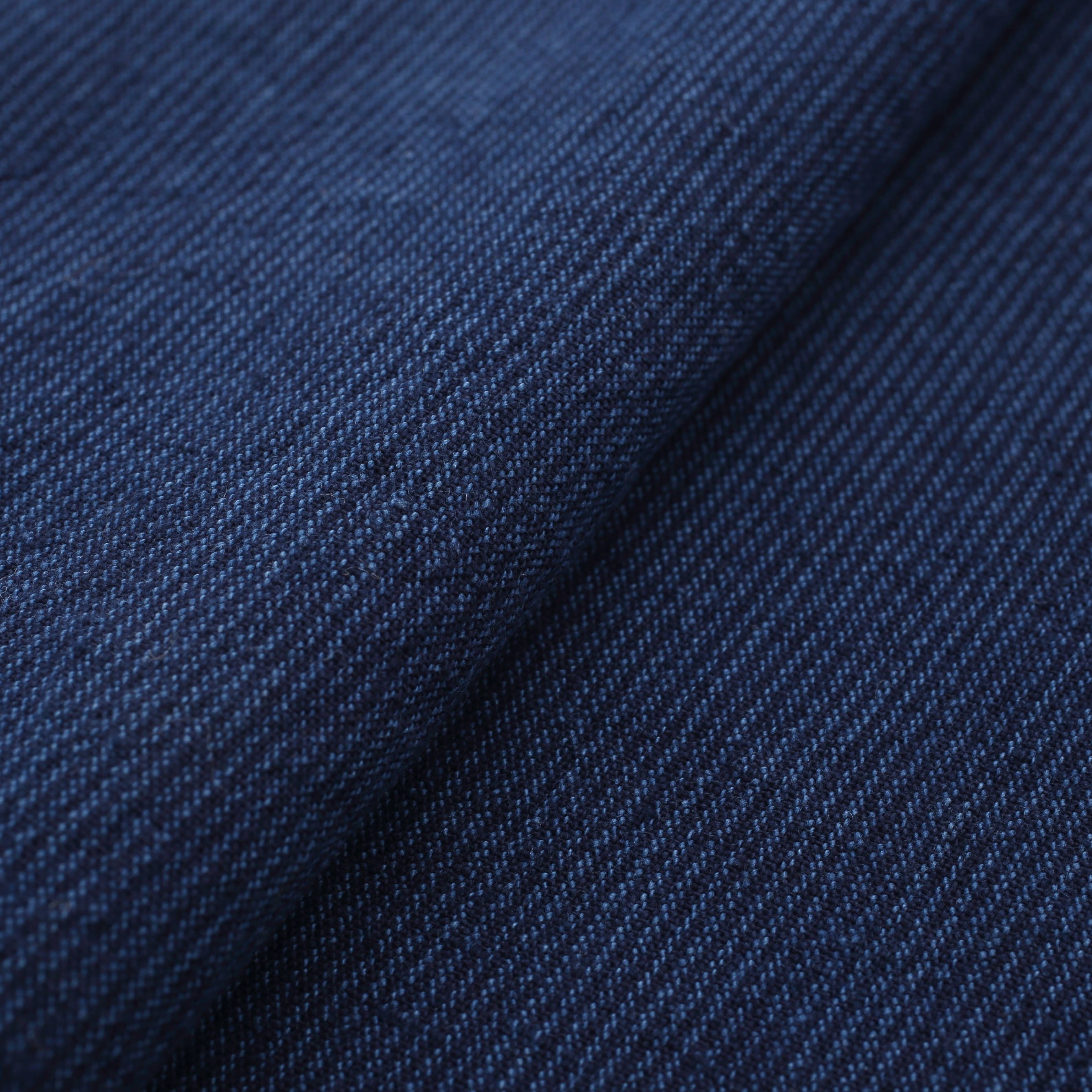画材 Indigo Genuine BORO Vintage Japanese Textile Aizome Indigo Blue 109×113cm