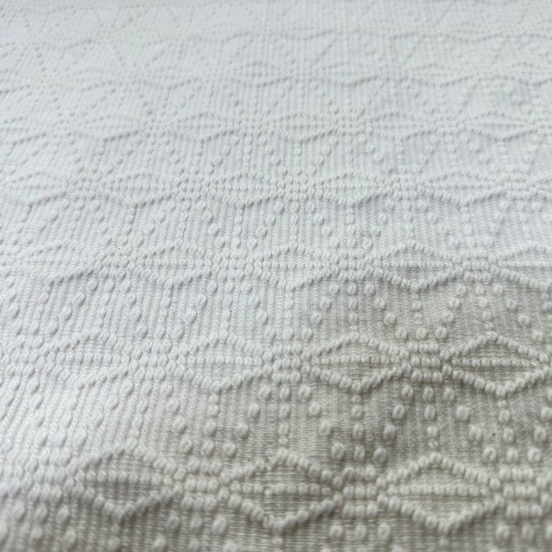 Sashiko fabric with hemp leaf pattern, Thick fabrick, Japan kendo, Japan judo, High quality fabric zdjęcie 4