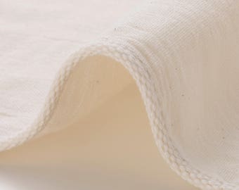 Tela de gasa Senshu de 2,5 capas por media yarda, tela blanca