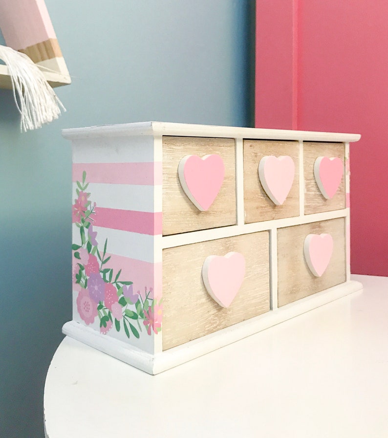 Lovely Swan collection-mini furniture for child drawers-unique model-so romantic