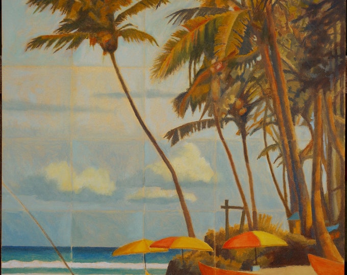 Hawaii landscape painting by Paul Ely