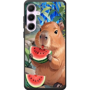 Capibara case Samsung Galaxy A16, A15, A14, A24, A25 5G, A32 4G, A32 5G, A33, A34 5G, A35 5G, A52, A53 5G,  A54 5G, A55 5G phone cover