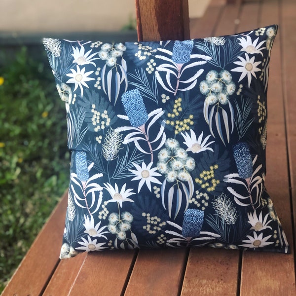 Navy Native Cushion Cover