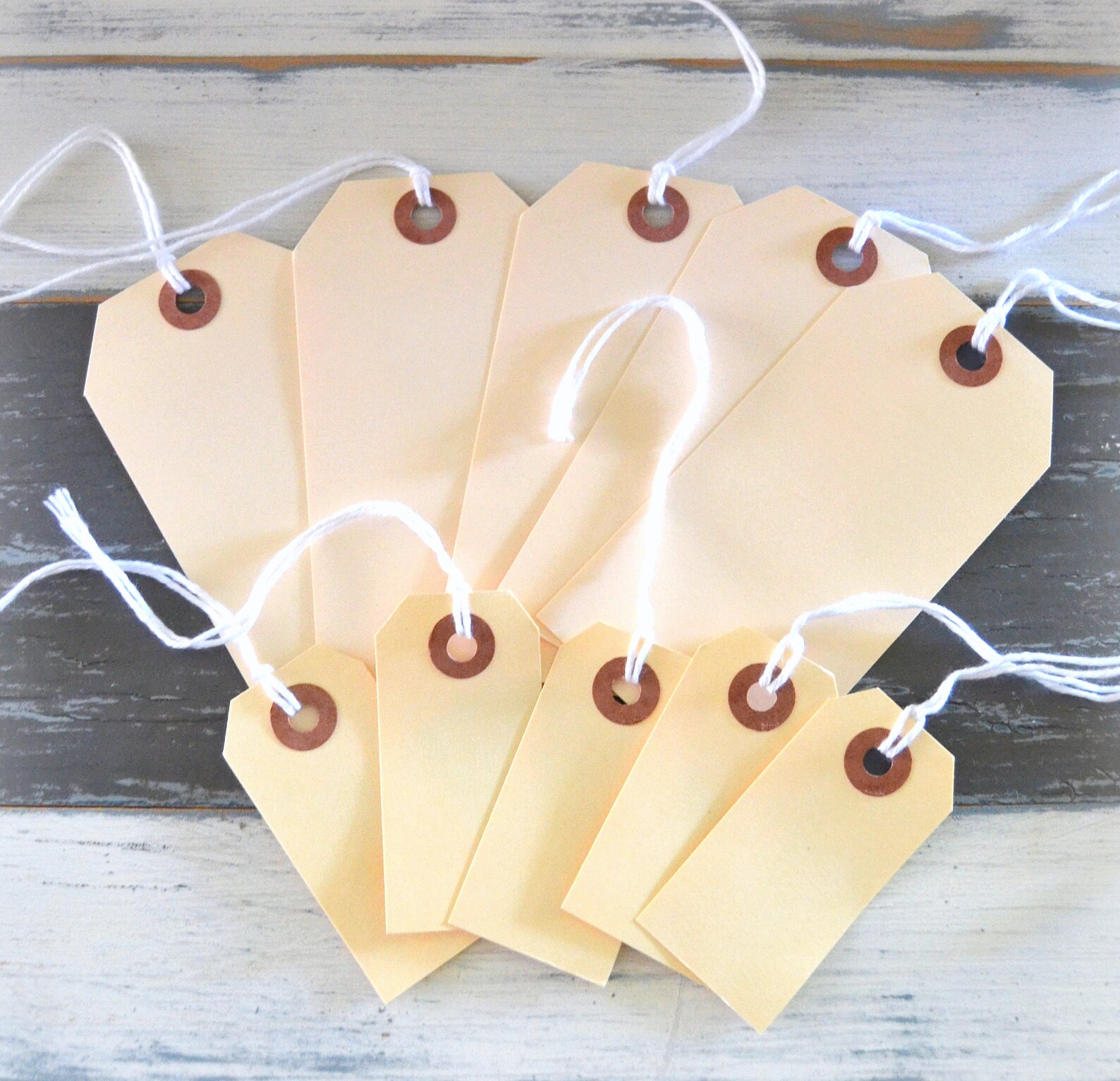 Manilla Hang Tags String Tags Strung Tags Planner Tags Etsy