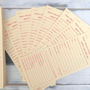 Vintage papierpakket / Spoorwegformulieren / Lege kaart vrachtbriefkaarten / Vintage papier / Trein / Western Maryland / Ephemera / Junk Journal / Craft