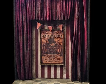 Abandoned circus diorama