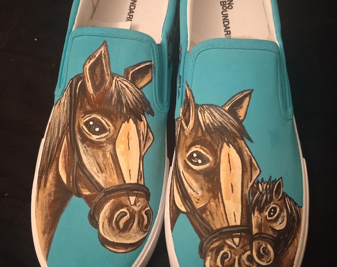 Handpainted Horse Shoes