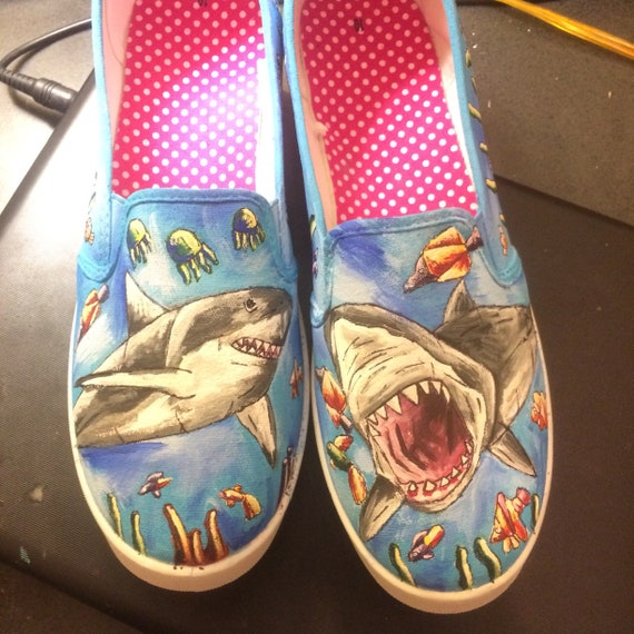 Shark Shoes Coral Reef Version | Etsy