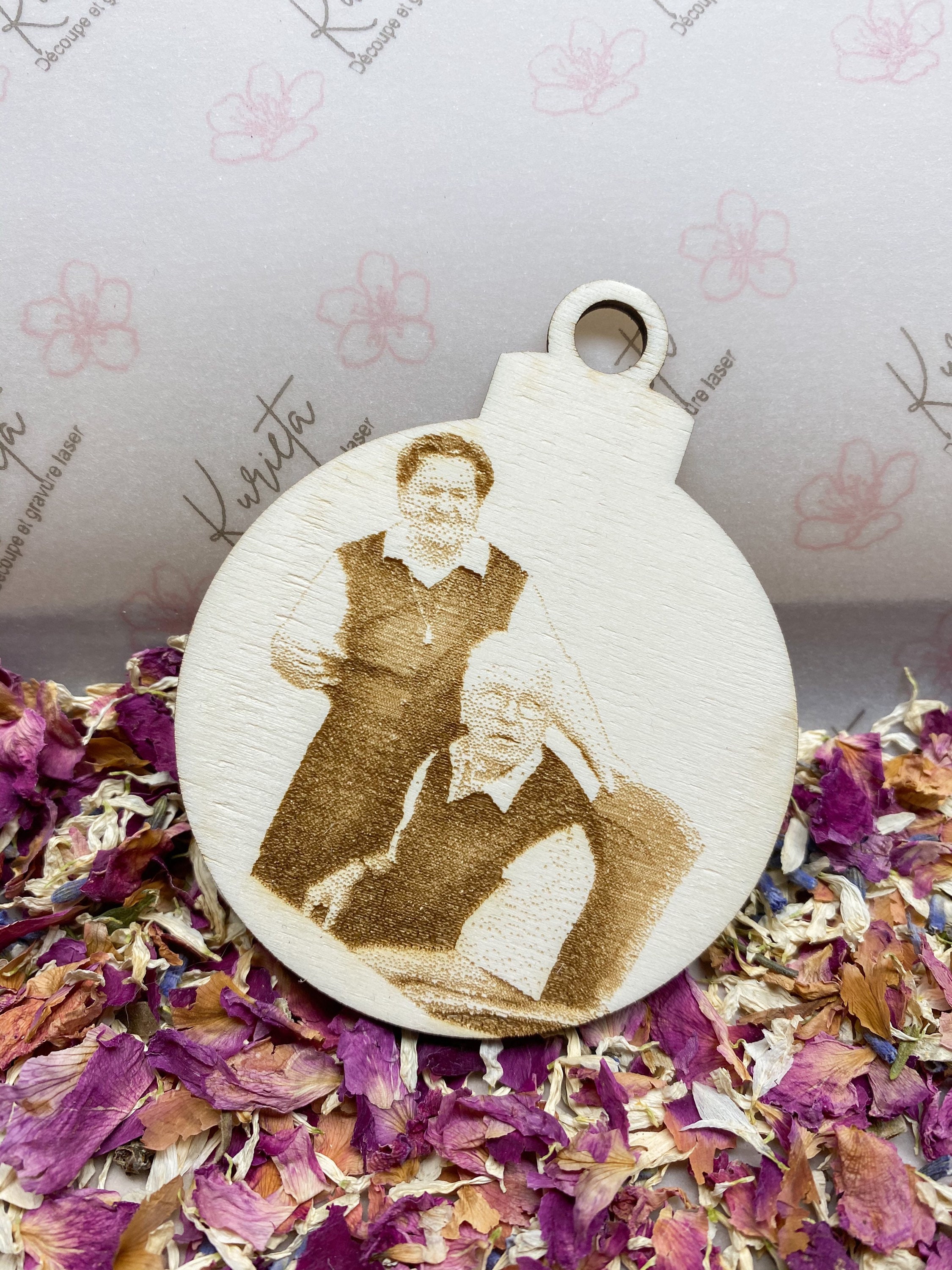 Boule de Noël avec Photo