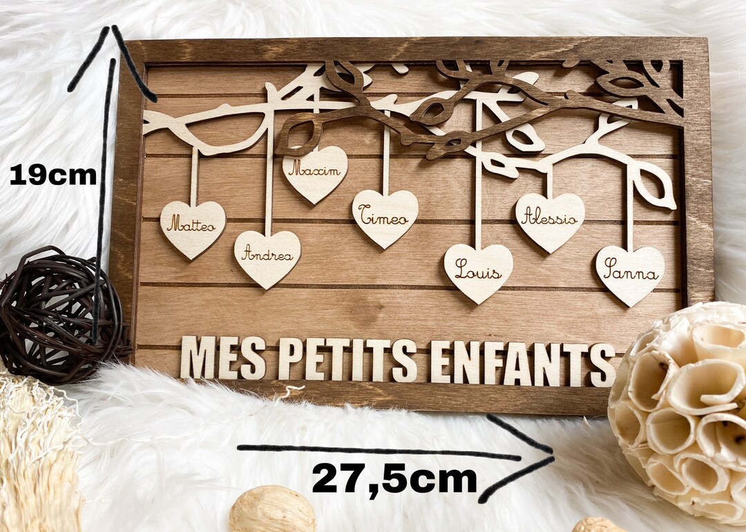 Frame With First Names - Small Model - - Etsy
