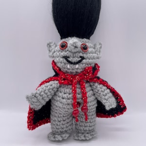 Crochet Halloween Troll - Dracula
