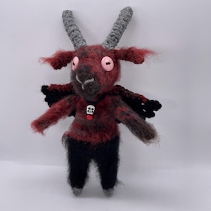 Crochet Baphomet- Red/black
