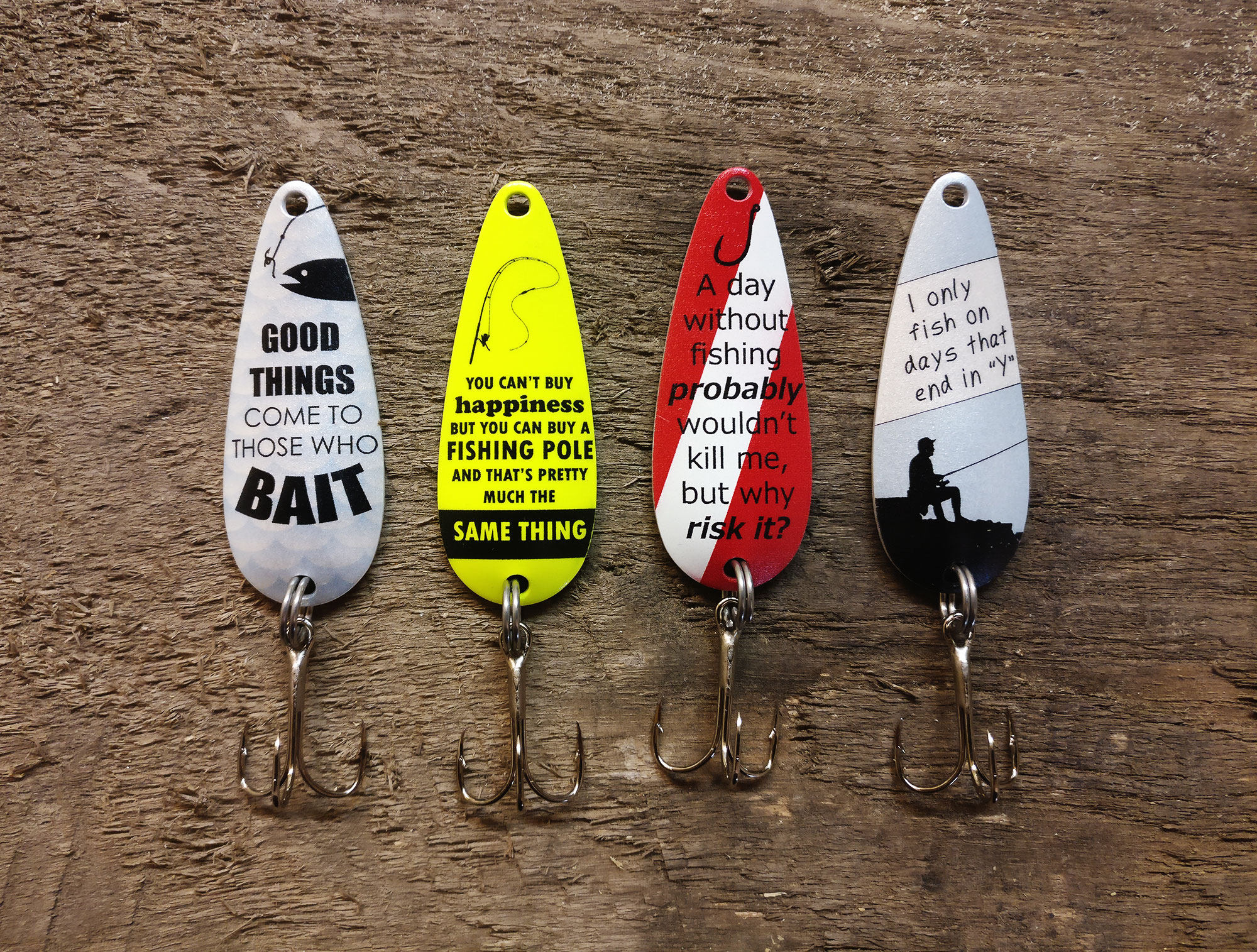 4PC Set Funny Fishing Gift Fishing Lures Gift for Him Etsy