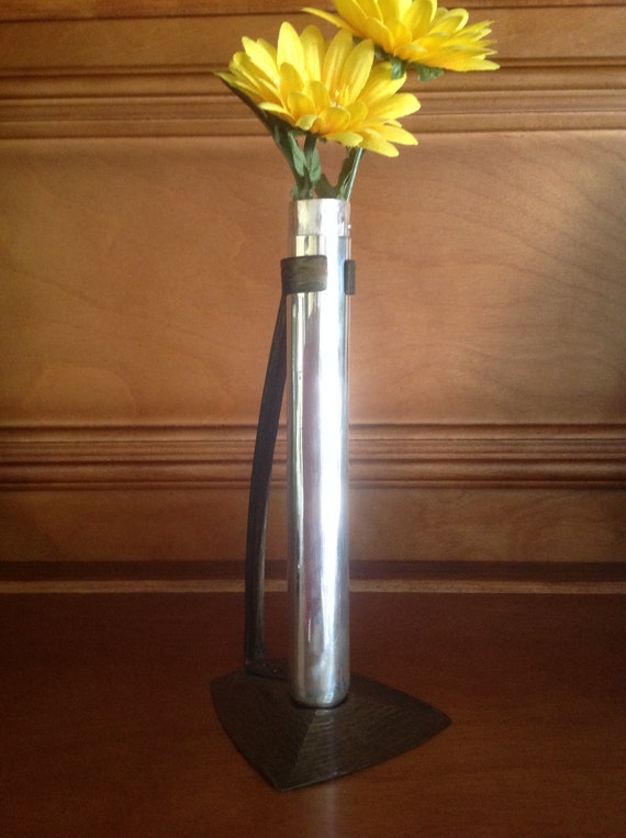 Roycroft Bud Vasewith Sterling Silver Tube Etsy