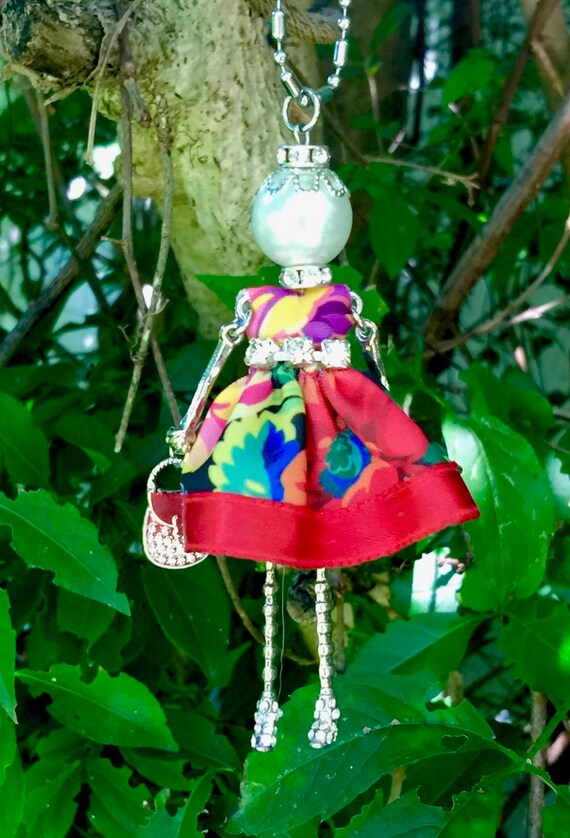 Colgante De Muneca Muneca Parisina Collar Joyeria De La Etsy