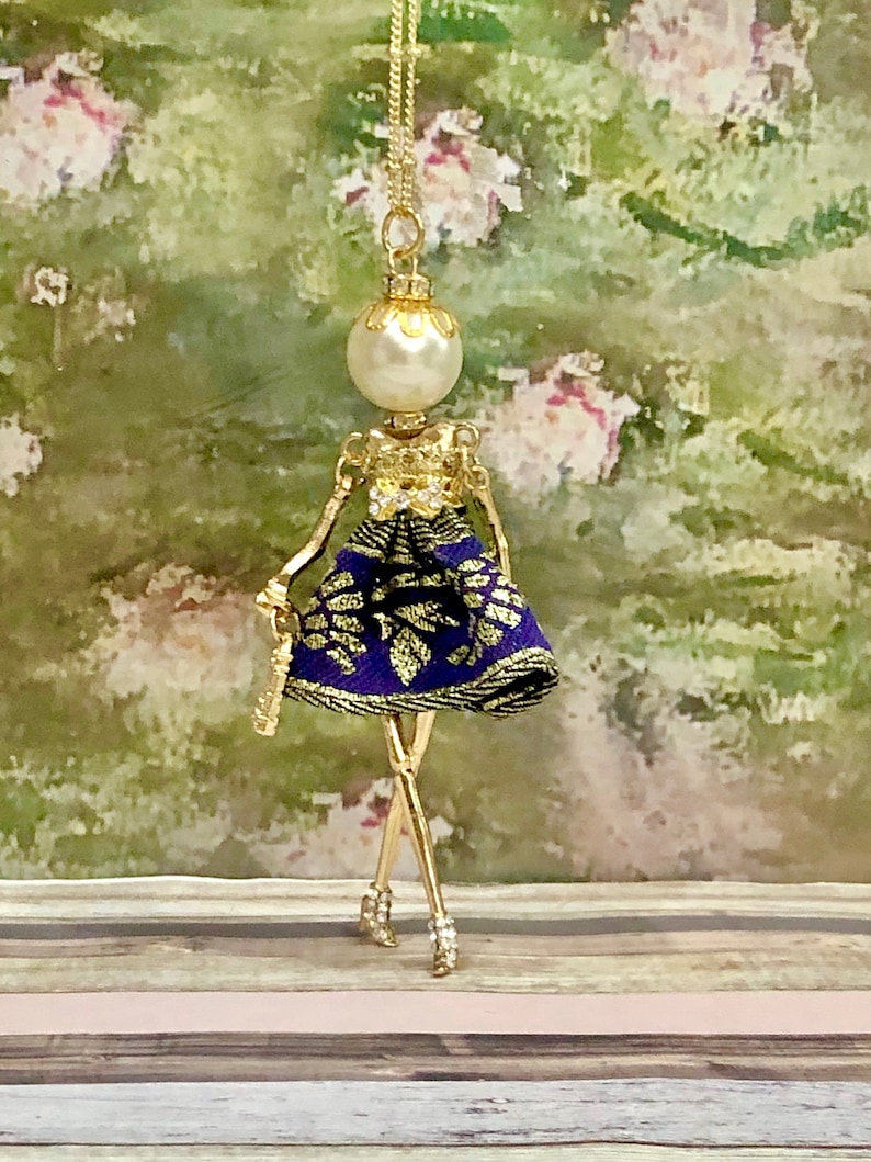 Parisian Doll Necklace French Doll Pendant Doll Necklace Etsy
