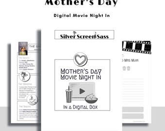 Mother’s Day Movie Night In Double Feature … a Digital Box - movie fan/film buff gift/present